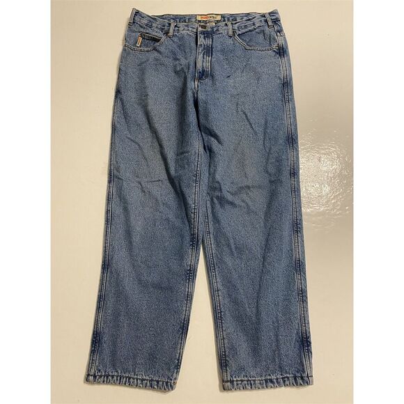 Other - Work King‎ 36 x 32 Fleece Lined Dark Wash Denim Insulated Work Jeans